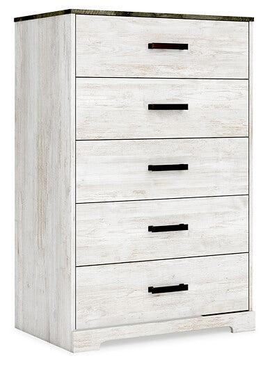 Shawburn Chest of Drawers EB4121-245 Black/Gray Casual Master Bed Cases By AFI - sofafair.com