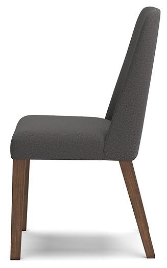 D615-02 Black/Gray Contemporary Lyncott Dining Chair By Ashley - sofafair.com