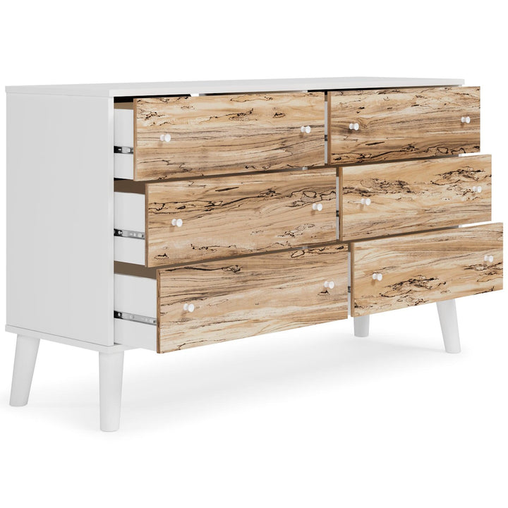 Piperton Dresser EB1221-231 White Contemporary Youth Bed Cases By Ashley - sofafair.com