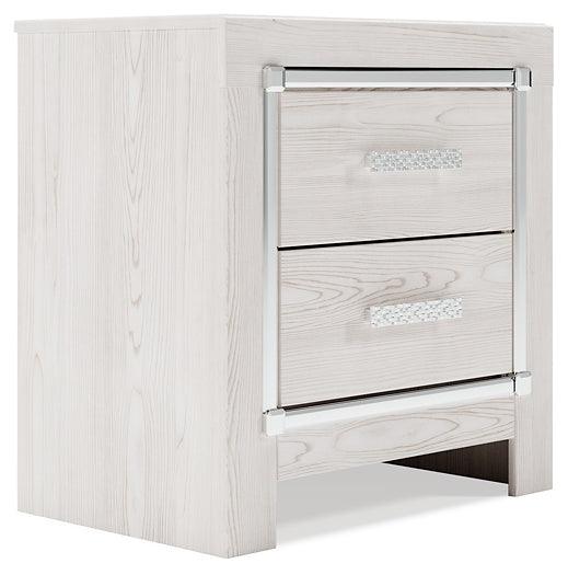 B2640-92 White Contemporary Altyra Nightstand By Ashley - sofafair.com