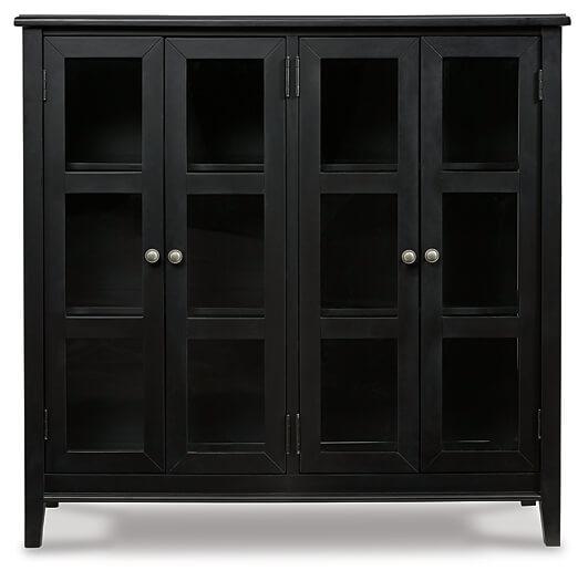 T959-40 Black/Gray Casual Beckincreek Accent Cabinet By AFI - sofafair.com