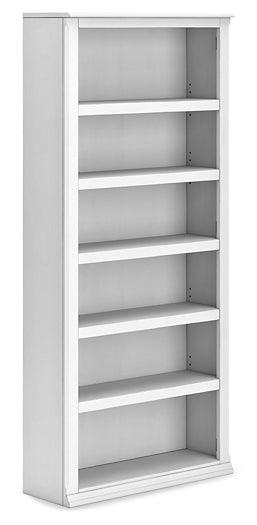 Kanwyn Large Bookcase H777-17 White Traditional Home Office Cases By Ashley - sofafair.com