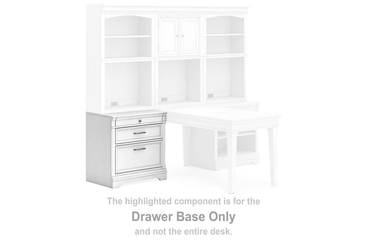 Kanwyn Bookcase H777H6 White Traditional Home Office Cases By Ashley - sofafair.com