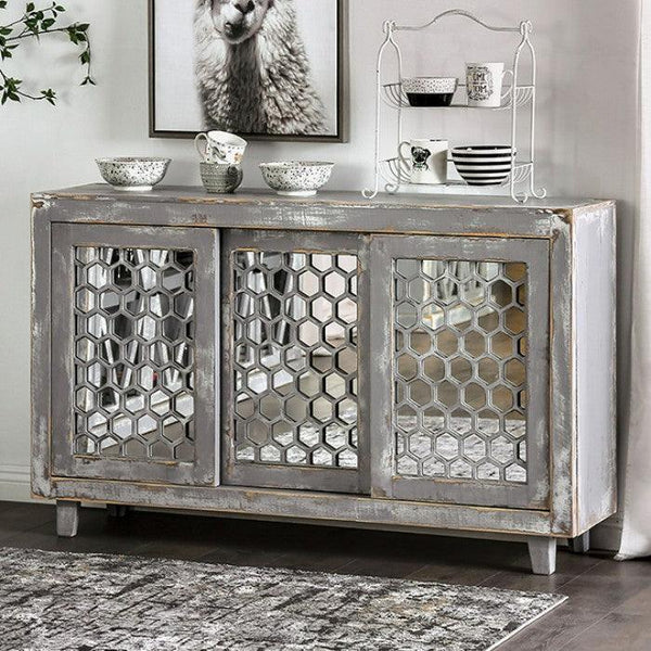 Brianna EM-AC091GY Weathered Gray Rustic Cabinet By furniture of america - sofafair.com