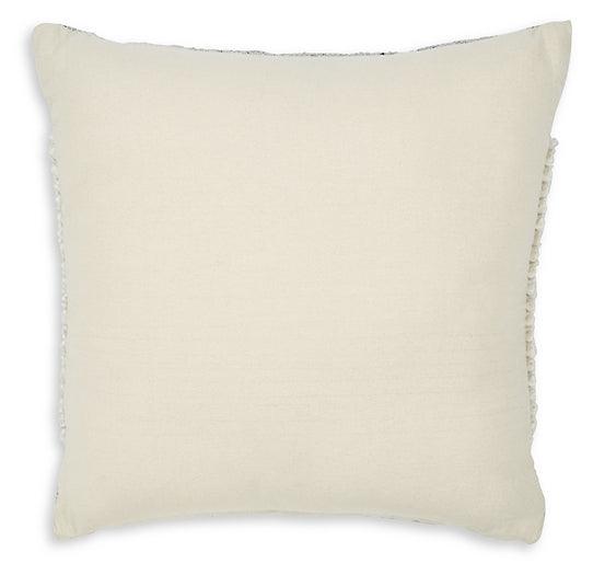 A1001004P White Casual Rowcher Pillow By Ashley - sofafair.com
