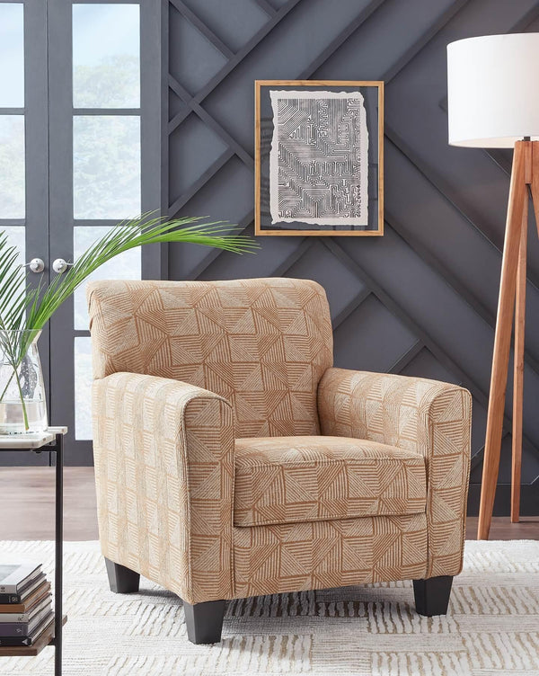 Hayesdale Accent Chair A3000656 Brown/Beige Contemporary Stationary Upholstery Accents By Ashley - sofafair.com