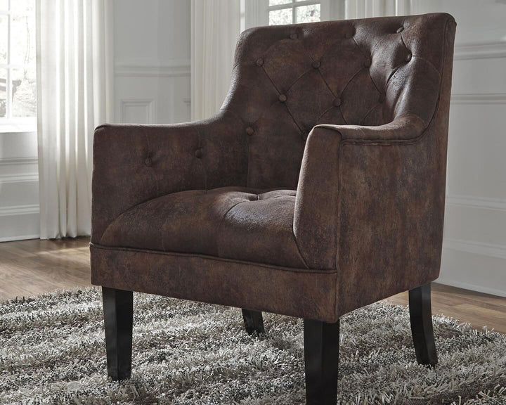 Drakelle Accent Chair A3000051 Brown/Beige Traditional Accent Chairs - Free Standing By Ashley - sofafair.com