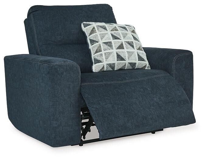 Paulestein Oversized Power Recliner 1550482 Blue Contemporary Motion Upholstery By AFI - sofafair.com