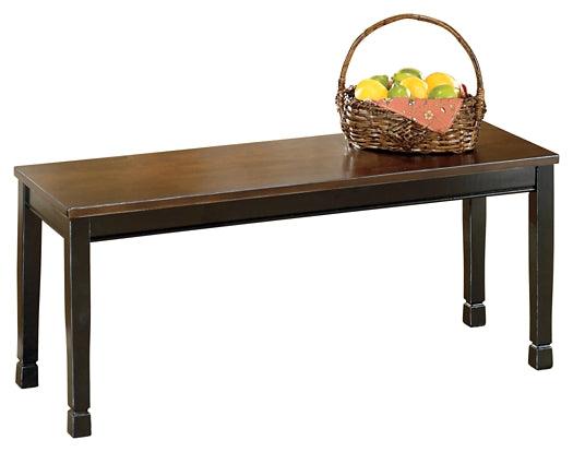 Owingsville Dining Bench D580-00 Black/Gray Casual Casual Seating By Ashley - sofafair.com