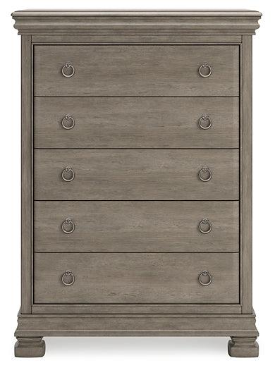 Lexorne Chest of Drawers B924-46 Black/Gray Traditional Master Bed Cases By Ashley - sofafair.com