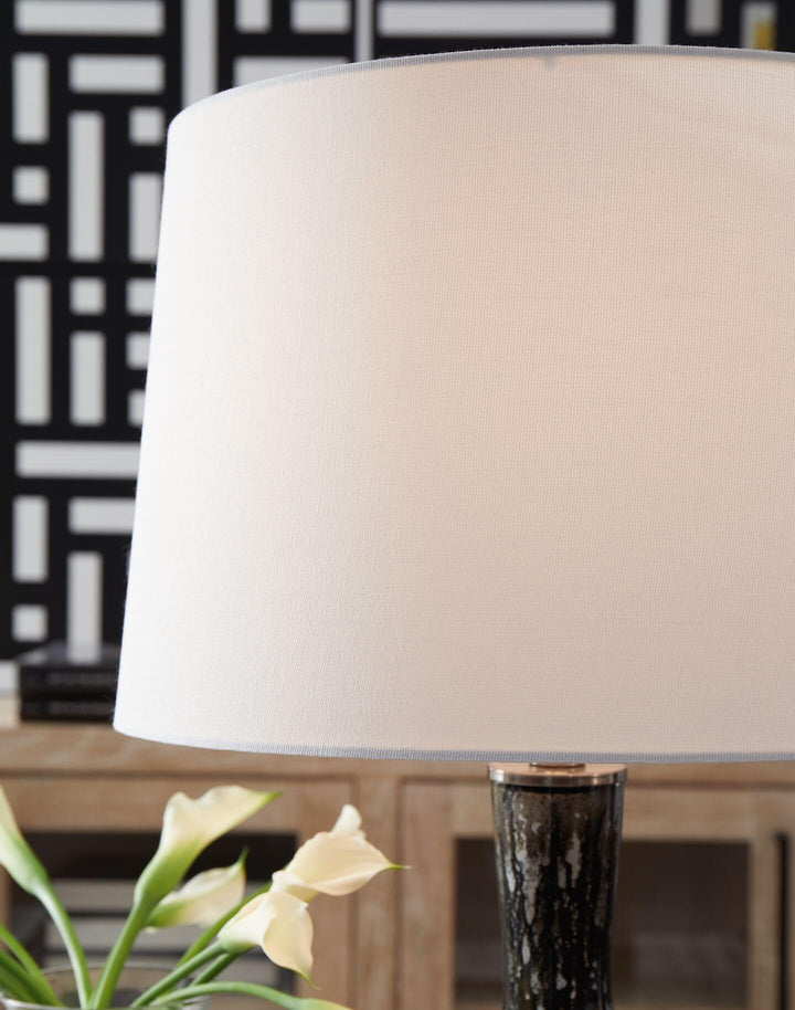 L430844 Black/Gray Traditional Tenslow Table Lamp By Ashley - sofafair.com