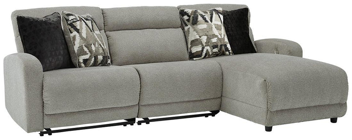 Colleyville 3-Piece Power Reclining Sectional with Chaise 54405S13 Brown/Beige Contemporary Motion Sectionals By AFI - sofafair.com