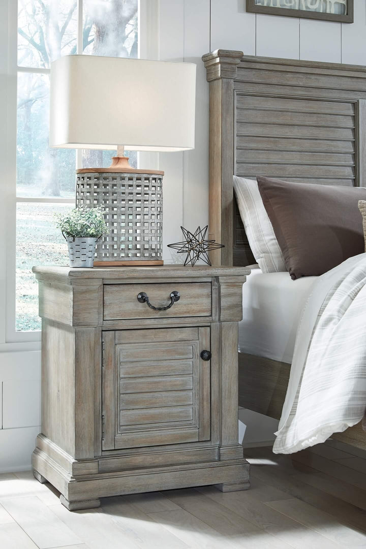 B799-91 Brown/Beige Casual Moreshire Nightstand By Ashley - sofafair.com