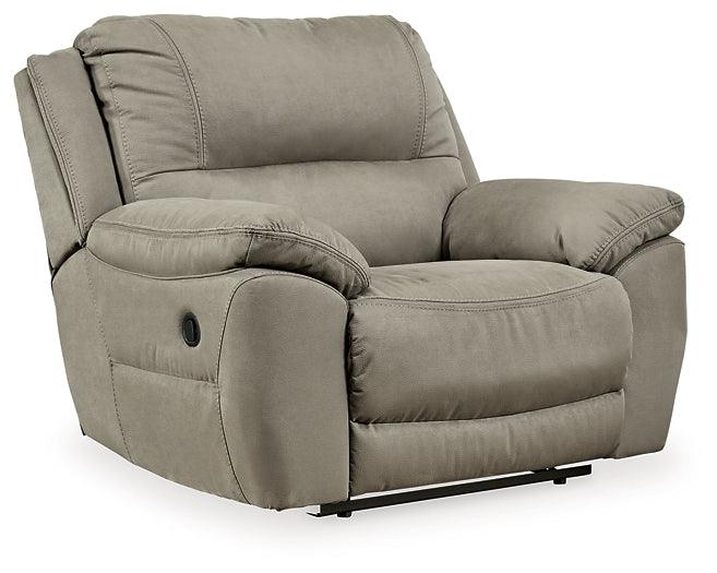 Next-Gen Gaucho Oversized Recliner 5420352 Brown/Beige Contemporary Motion Upholstery By Ashley - sofafair.com
