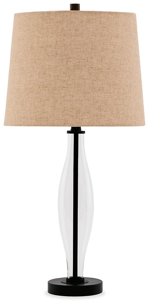 Travisburg Table Lamp (Set of 2) L430814 Transparent Casual Table Lamp Pair By Ashley - sofafair.com