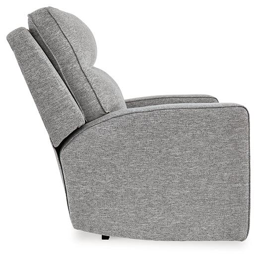 Biscoe Power Recliner 9050313 Black/Gray Contemporary Motion Upholstery By Ashley - sofafair.com