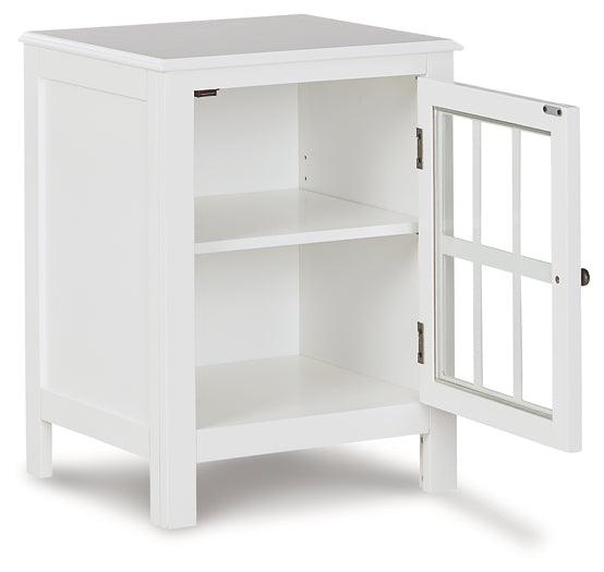 Opelton Accent Cabinet A4000377 White Casual Stationary Upholstery Accents By Ashley - sofafair.com