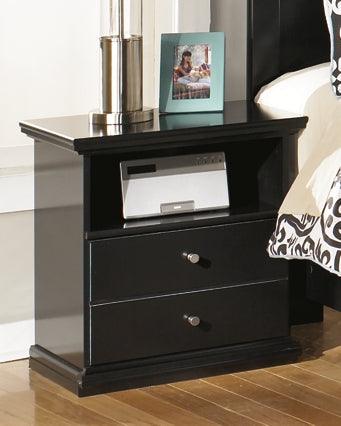 B138-91 Black/Gray Casual Maribel Nightstand By Ashley - sofafair.com