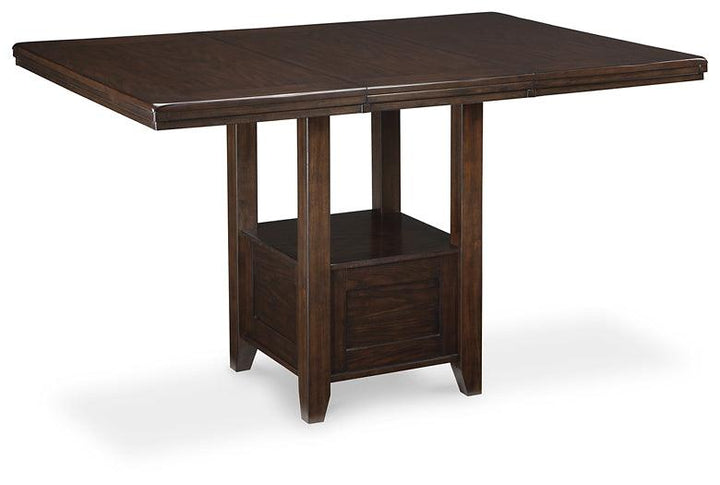 Haddigan Counter Height Dining Extension Table D596-42 Brown/Beige Casual Formal Tables By Ashley - sofafair.com