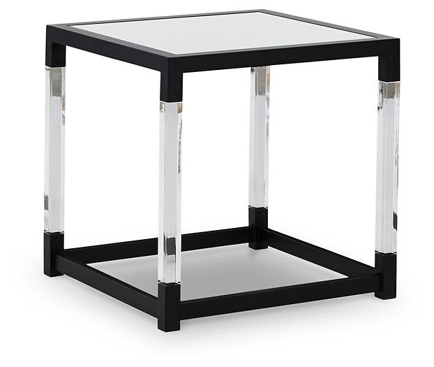 T197-2 Black/Gray Contemporary Nallynx End Table By Ashley - sofafair.com