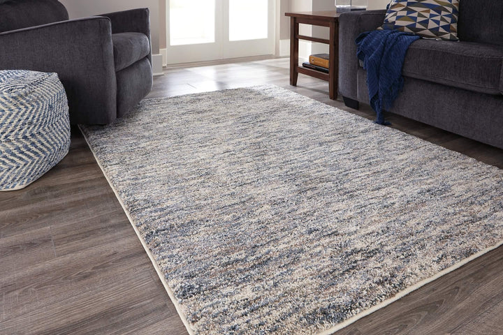 Marnin 5' x 7' Rug R404122 Blue Casual Rug Medium By Ashley - sofafair.com