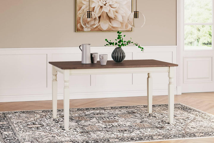 Whitesburg Dining Table D583-25 Brown/Beige Casual Casual Tables By Ashley - sofafair.com
