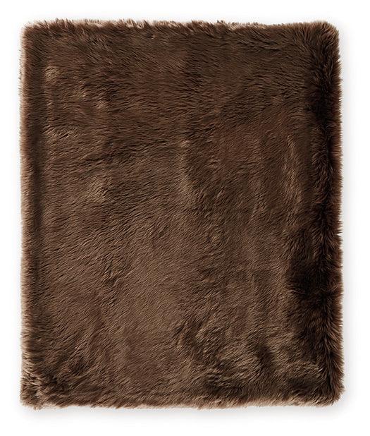 A1000987T Brown/Beige Contemporary Bellethrone Throw By AFI - sofafair.com