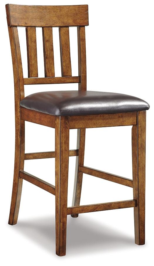 Ralene Counter Height Bar Stool (Set of 2) D594-124X2 Brown/Beige Casual Barstool By Ashley - sofafair.com