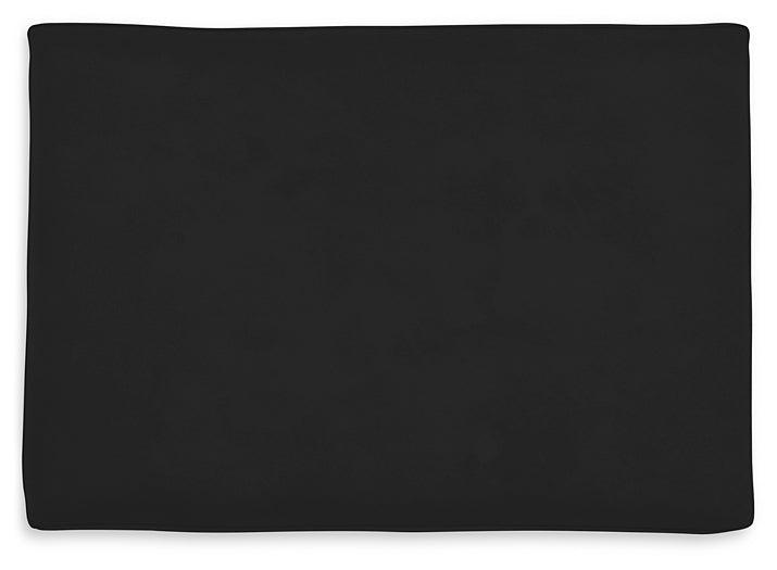 1220614 Black/Gray Contemporary Gleston Ottoman By Ashley - sofafair.com