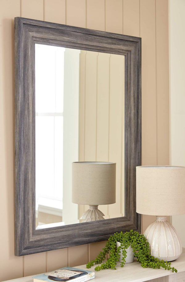 A8010218 Natural Casual Jacee Accent Mirror By Ashley - sofafair.com