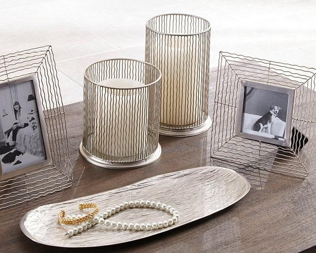 Dympna Accessory Set (Set of 5) A2C00115 Metallic Contemporary Table Accessory Set By Ashley - sofafair.com