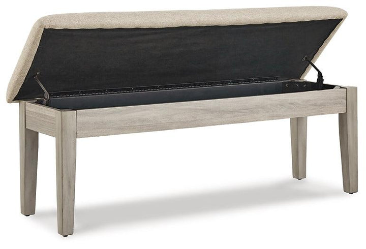 Parellen 48" Bench D291-00 Black/Gray Casual Casual Seating By Ashley - sofafair.com