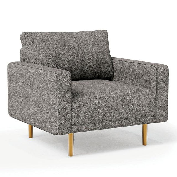 Elverum FM61000GY-CH Charcoal Gray Contemporary Chair By Furniture Of America - sofafair.com