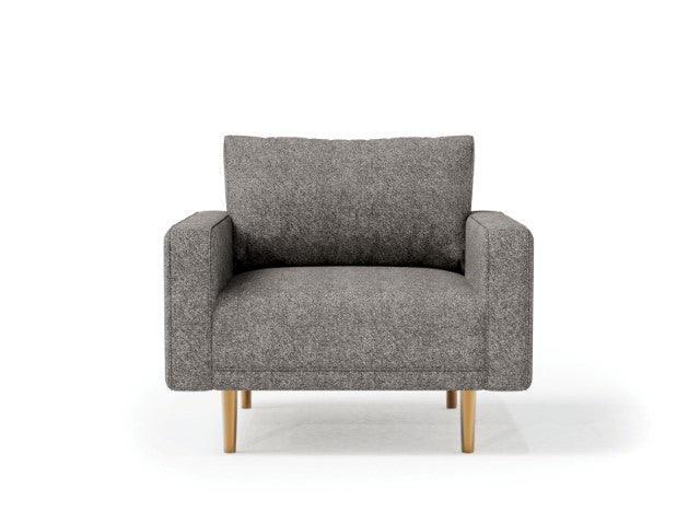 Elverum FM61000GY-CH Charcoal Gray Contemporary Chair By Furniture Of America - sofafair.com