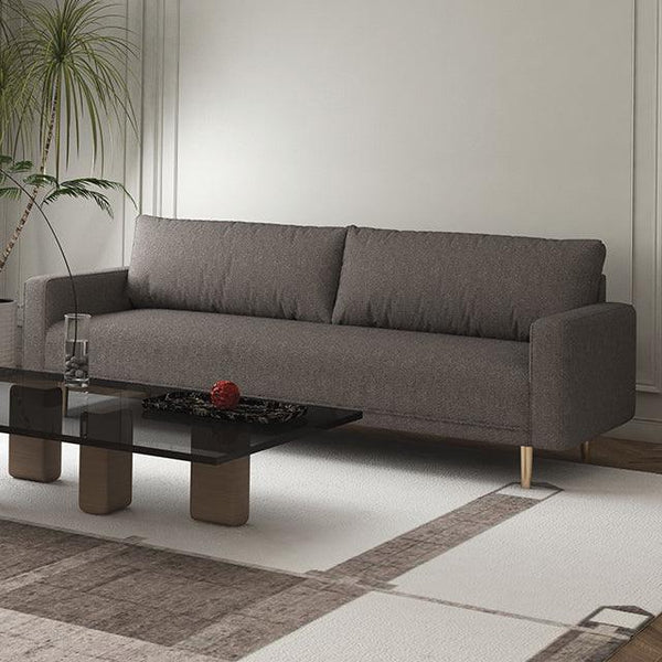 Elverum FM61000GY-SF Charcoal Gray Contemporary Sofa By Furniture Of America - sofafair.com