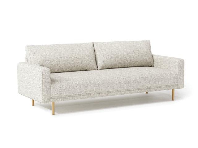 Elverum FM61000WH-SF Off-White Contemporary Sofa By Furniture Of America - sofafair.com