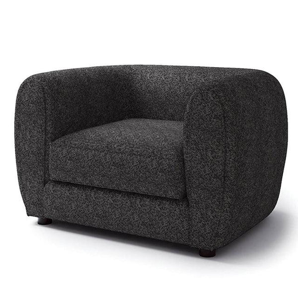 Verdal FM61001BK-CH Black Contemporary Chair By Furniture Of America - sofafair.com