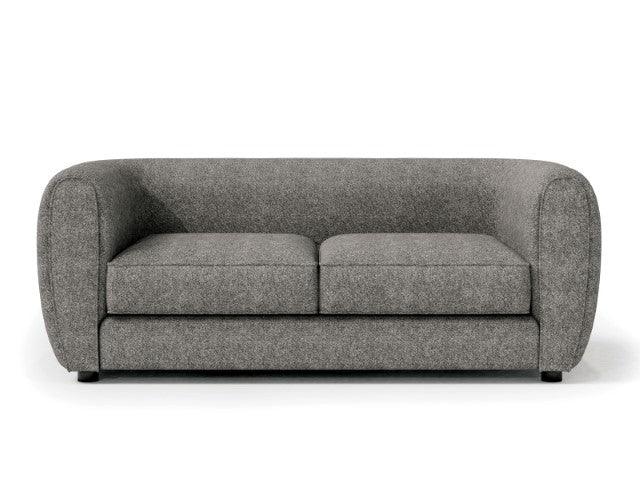 Verdal FM61001GY-LV Charcoal Gray Contemporary Loveseat By Furniture Of America - sofafair.com