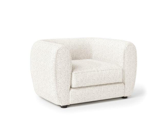 Verdal FM61001WH-CH Off-White Contemporary Chair By Furniture Of America - sofafair.com