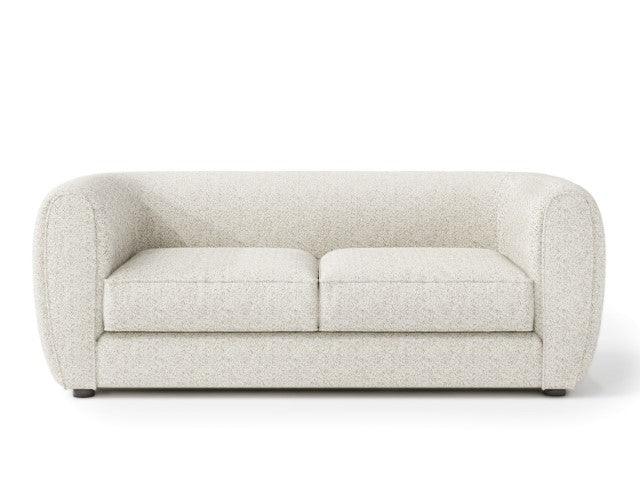Verdal FM61001WH-LV Off-White Contemporary Loveseat By Furniture Of America - sofafair.com