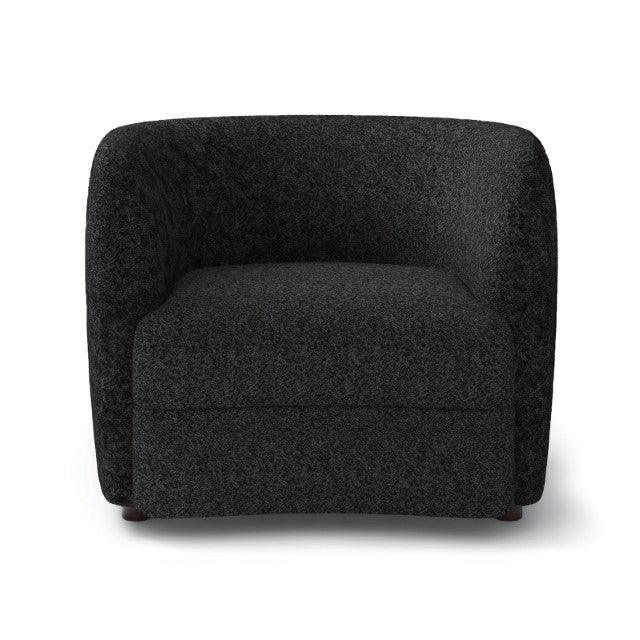 Versoix FM61003BK-CH Black Contemporary Chair By Furniture Of America - sofafair.com