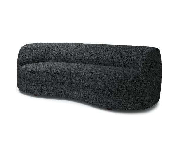 Versoix FM61003BK-SF Black Contemporary Sofa By Furniture Of America - sofafair.com