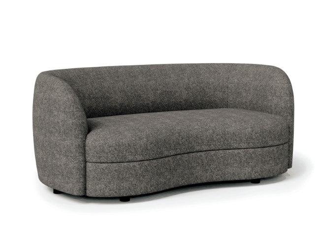 Versoix FM61003GY-LV Charcoal Gray Contemporary Loveseat By Furniture Of America - sofafair.com