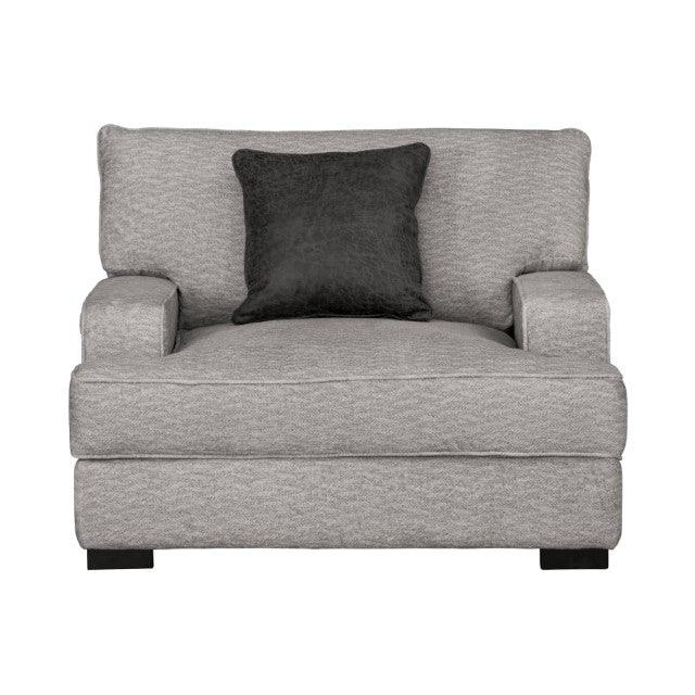 Ardenfold FM64201GY-CH Gray Contemporary Chair By Furniture Of America - sofafair.com