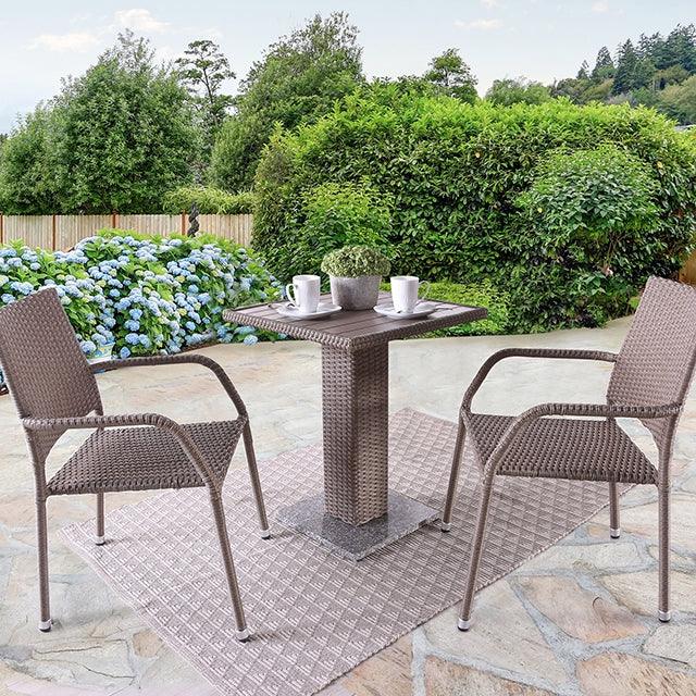 Aminta FM80004NT-3PC-05NT Natural Contemporary Patio Bistro Set By Furniture Of America - sofafair.com