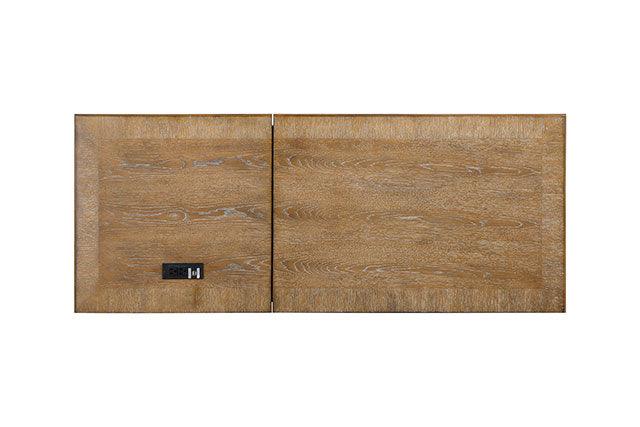 Desk BY Furniture Of America Cesare FOA-DK5135A Antique White/Oak Transitional - sofafair.com