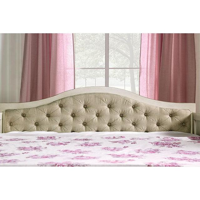 Maureen FOA1749 Antique White Transitional Daybed By Furniture Of America - sofafair.com