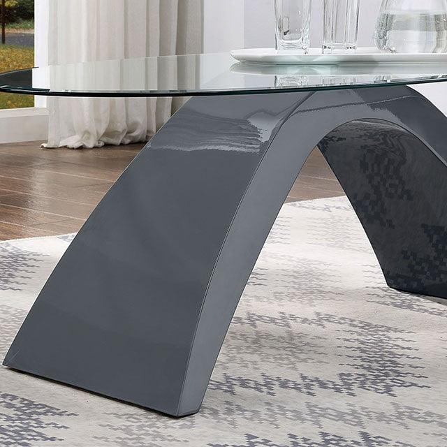 Nahara FOA4042GY-C Gray Contemporary Coffee Table By Furniture Of America - sofafair.com