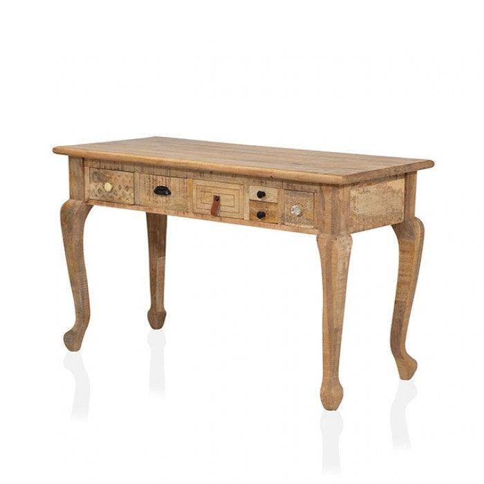 Blanchefleur FOA51004 Weathered Light Natural Tone Rustic Desk By furniture of america - sofafair.com