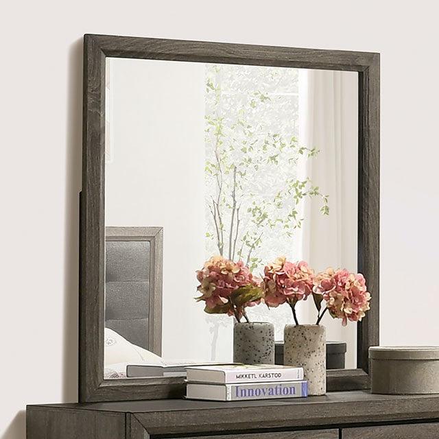 Roanne FOA7927M Gray Transitional Mirror By Furniture Of America - sofafair.com